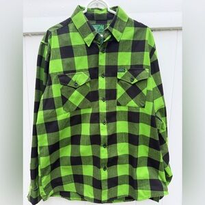 Dixxon Flannel The Gang Green - Men’s LARGE